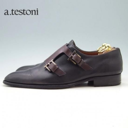 極上★テストーニ/a.testoni 8【★希少コンビ】シューズ★a0N4235