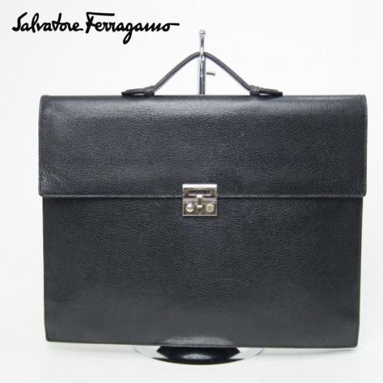 極上★フェラガモ/Ferragamo【★鞄】 メンズ ビジネス バッグ★N4487
