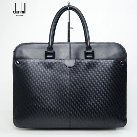 ★ダンヒル/DUNHILL【仏製★ブリーフケース】希少/幅広バッグ★N4489