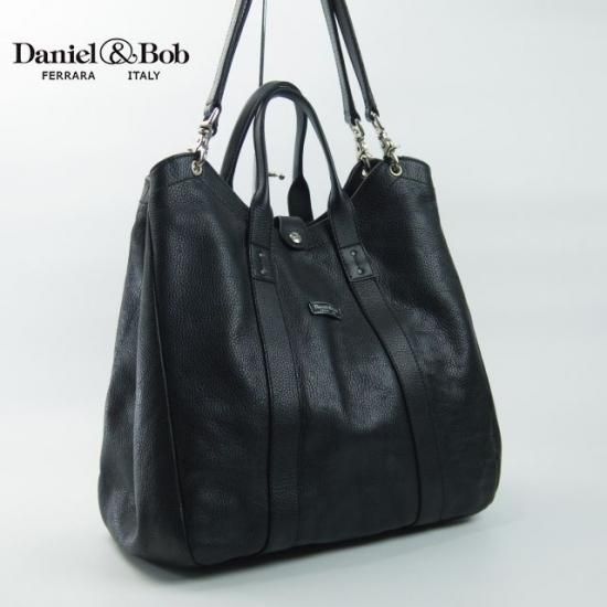 美品★ダニエル&ボブ【★EDIFICE別注/クロドーロ】アルチェレザー/メンズ ビジネス バッグ/Daniel&Bob★N4658