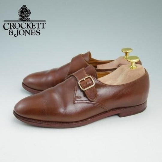 極上★クロケット&ジョーンズ(レディース) UK4.5程度【★ロイドフットウェア/587ラスト/モンクストラップ/Lloyd Footwear】Crockett&Jones★a717