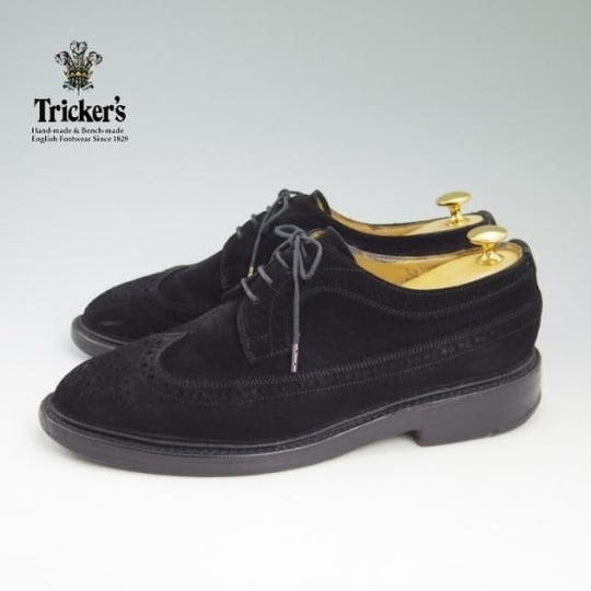 極上★トリッカーズ SIZE 7.5【★ロングウイング仕様/M7306/カントリー短靴/スエード】Tricker's★a811