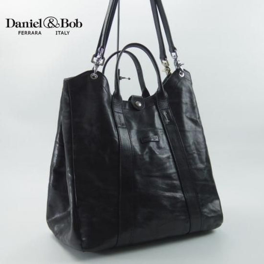 極上★ダニエル&ボブ【定価10.5万★クロドーロ/黒】ロディ/メンズ レザー トート バッグ/Daniel&Bob★N4735