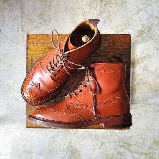美品★トリッカーズ(レディース) SIZE 4.5【★カントリーブーツ/C-Shade】5150/Cシェイド/Tricker's★b407