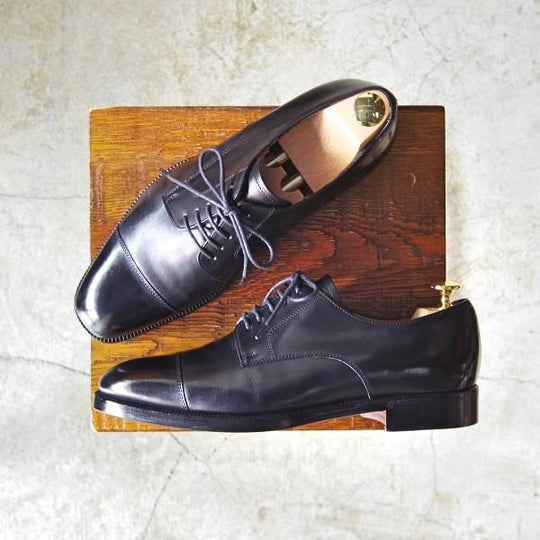 未使用★(伊製)ラルフローレン US7.5E【★ストレートチップ】カーフ/men's/メンズ/Ralph Lauren★c722