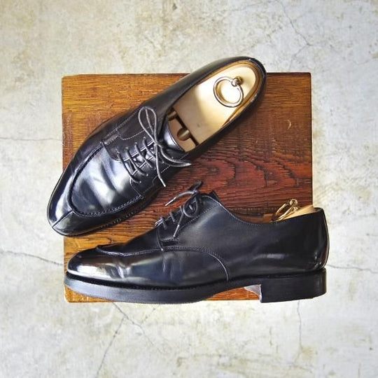 ★クロケット&ジョーンズ 6E【★ロイドフットウェア/Lloyd Footwear別注】カーフ/黒/Jシリーズ/Uチップ/Crockett&Jones★c743