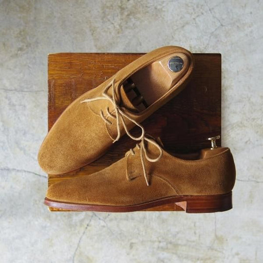 極上★クロケット&ジョーンズ 7D【★トゥモローランド別注/TOMORROWLAND】NEWQUAY/240ラスト/スエード/プレーントゥ/Crockett&Jones★c754