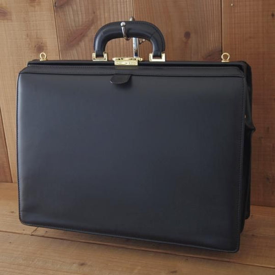 美品★ポーター/PORTER【貴重★レザー/ダレスバッグ】メンズ/ビジネス/バッグ/ブリーフケース/黒/革/鞄★N5778