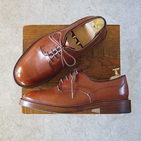 極上★トリッカーズ SIZE 6.5【定価¥84,700-★マロンアンティーク/Woodstock/5636】プレーントゥ/短靴/茶/メンズ/Tricker's★h939