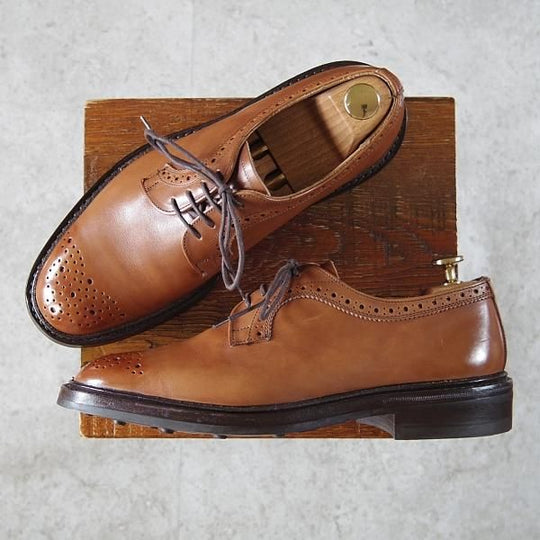 極美品★トリッカーズ SIZE 8.5【ダイナイトソール仕様★M7355/カントリーシューズ】カーフ/茶/短靴/メンズ/Tricker's★h984