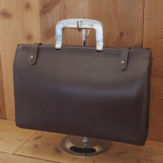極上★(英)ビルアンバーグ/Bill Amberg【時価30万円程度★ロケットバッグ/Rocket Bag】ブリーフケース/メンズ/ビジネス/バッグ/濃茶★N5818