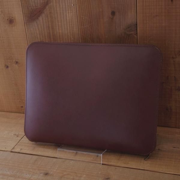 ★(英)パップワース/PAPWORTH製【★Peal&co/ブルックスブラザーズ別注】クラッチバッグ/メンズ&レディース/ビジネス/バッグ/茶/革/鞄★N5841