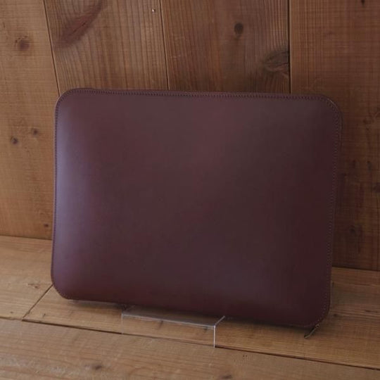 ★(英)パップワース/PAPWORTH製【★Peal&co/ブルックスブラザーズ別注】クラッチバッグ/メンズ&レディース/ビジネス/バッグ/茶/革/鞄★N5841