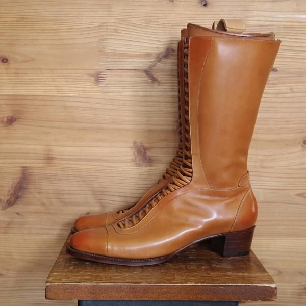 未使用★(HM)ギルド・オブ・クラフツ(レディース) US6(22.5cm程度)【税込上代¥253,000-★Certy Medium/純正ツリー付】ブーツ/茶★k605