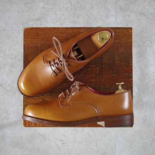 極上★トリッカーズ(レディース) SIZE 5【貴重★YAMANE DELUXE別注/L5655】プレーントゥ/薄茶/ヤマネデラックス/Tricker's★k707