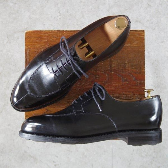 極上★J.M.ウエストン 8.5E【現行定価¥170,500-★ハーフハント/598】Uチップ/25ラスト/ボックスカーフ/黒/Weston/ウェストン★l452