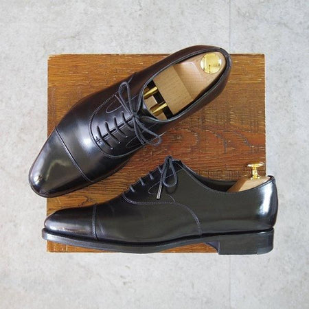 極上★エドワードグリーン 5.5D【定価¥217,800-★チェルシー/CHELSEA/82ラスト】ストレートチップ/カーフ/黒/EDWARD GREEN★l556