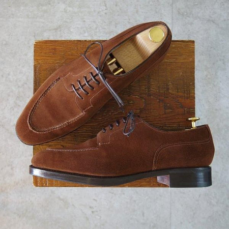 美品★エドワードグリーン 7.5E【旧工場製★DOVER/33ラスト/(英)ポールセン・スコーン別注】ドーバー/Uチップ/茶/EDWARD GREEN★l573