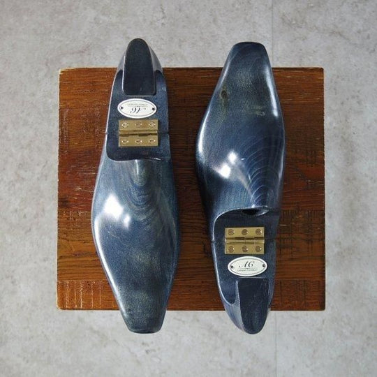 美品★(英)アンソニー・クレバリー SIZE 8【貴重★純正シューツリー/ヒンジ式】木製シューキーパー/メンズ/ANTHONY CLEVERLEY★l638