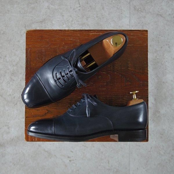 極上★(スペイン製)CARMINA/カルミナ(レディース) SIZE 4【合計定価¥79,970-★純正シューツリー付き/ストレートチップ】1922/紺★l653