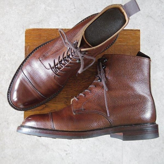 極上★クロケット&ジョーンズ 8E【定価¥121,000-★ダイナイトソール仕様/CONISTON/コニストン】325ラスト/濃茶/Crockett&Jones★l693