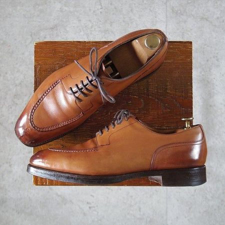 極上★エドワードグリーン 6.5E【定価¥273,900-★ドーバー/DOVER】606ラスト/スキンステッチ/Uチップ/茶/メンズ/EDWARD GREEN★l714