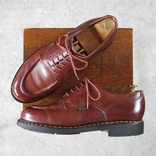 極美品★パラブーツ SIZE 8【定価¥96,800-★シャンボード/CHAMBORD】MARRON/マロン/リスレザー/TEXソール/Uチップ/茶/Paraboot★l765