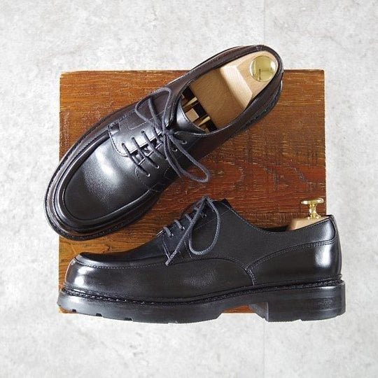 極美品★J.M.ウエストン SIZE 5.5【現行モデル定価¥165,000-★ユージーンゴルフ/Eugene Golf/926】Uチップ/黒/Weston/ウェストン★l809