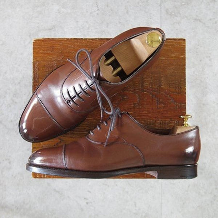 極上★エドワードグリーン 7E【定価¥217,800-★チェルシー/CHELSEA/202ラスト】ストレートチップ/濃茶/メンズ/EDWARD GREEN★l904