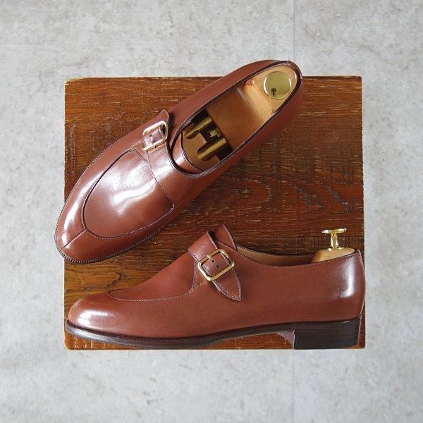 未使用★(伊)タニノクリスチー(レディース) SIZE 37【定価10万円以上★モンクストラップ/茶】カーフ/TANINO CRISCI★l958