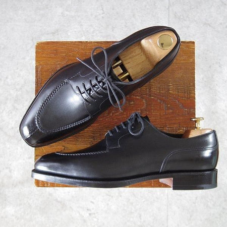 未使用★エドワードグリーン 7.5E【定価¥273,900-★ドーバー/DOVER】606ラスト/スキンステッチ/Uチップ/黒/メンズ/EDWARD GREEN★m363