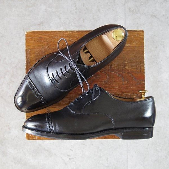 極上★トレーディングポスト・オリジナル SIZE 7【定価¥52,800-★パンチドキャップトゥ/HICKOK】黒/メンズ/Trading Post ORIGINAL★m485