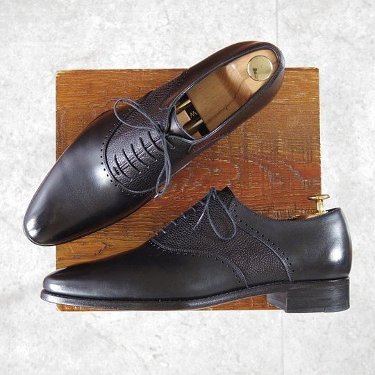極美品★三陽山長 SIZE 8【貴重★ユナイテッドアローズ別注/サドルシューズ】黒/メンズ/UNITED ARROWS/Sanyo Yamacho★m504
