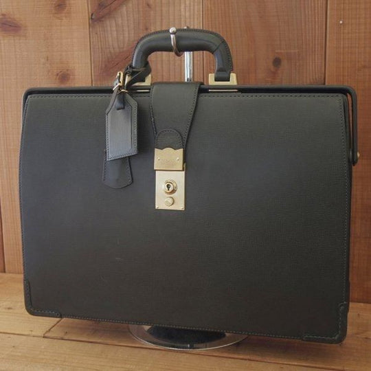 極上★ソメスサドル/SOMES SADDLE【定価¥108,000-★エグゼクティブ ダレスバッグ2】メンズ/ビジネス/レザー/ブリーフケース/深緑★N5952