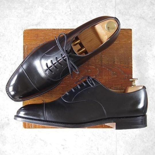 極美品★チャーチ 85F/UK8.5【定価¥176,000-★コンサル/CONSUL】173ラスト/ストレートチップ/カーフ/黒/メンズ/Church's★n063