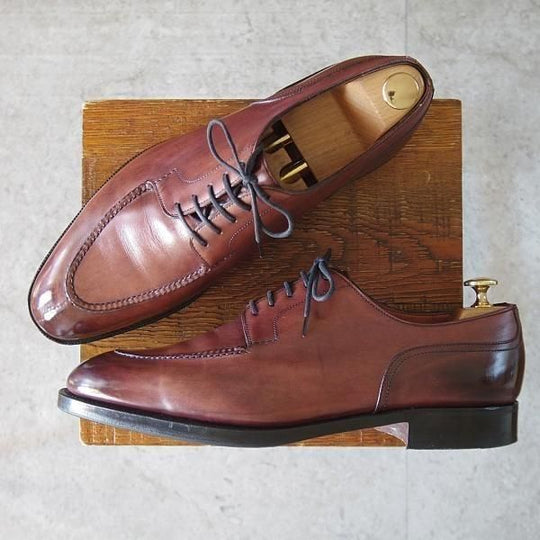 極上★エドワードグリーン 9.5E【現行定価¥294,800-★DOVER/ドーバー/32ラスト】スキンステッチ/Uチップ/赤茶/EDWARD GREEN★n074