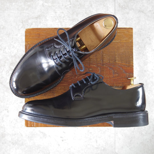 極上★チャーチ 75F/UK7.5【定価¥192,500-★SHANNON/シャノン】103ラスト/プレーントゥ/黒/メンズ/Church's★n901