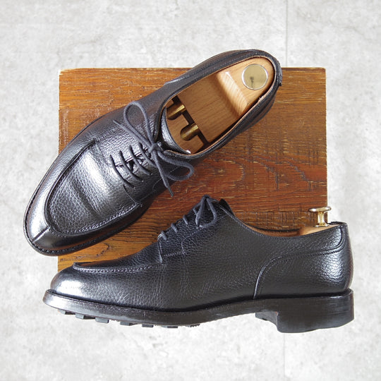★クロケット&ジョーンズ 7E【定価¥121,000-★ロイドフットウェア別注/リッジウェイソール/Jシリーズ】Uチップ/黒/Crockett&Jones★n937