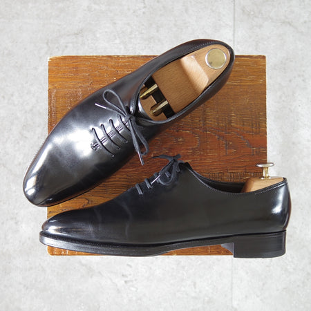 極美品★ジョンロブ 6.5E【定価¥421,300-★プレステージライン/Marldon/ホールカット】7000ラスト/カーフ/黒/メンズ/JOHN LOBB★n938