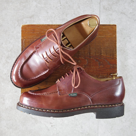 美品★パラブーツ SIZE 7【定価¥96,800-★シャンボード/CHAMBORD】MARRON/マロン/リスレザー/TEXソール/Uチップ/茶/Paraboot★n939