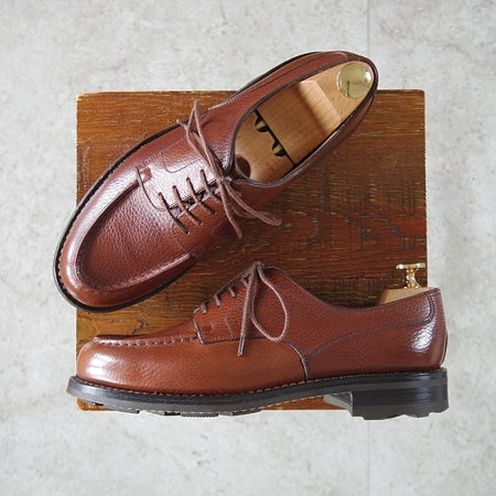 極上★J.M.ウエストン 5.5D【現行定価¥176,000-★ゴルフ/GOLF】641/31ラスト/Uチップ/チェスナット/茶/Weston/ウェストン★n465