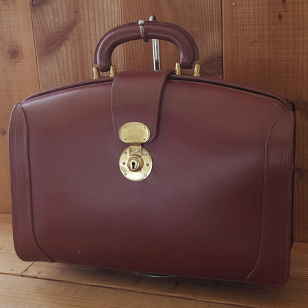 ★(英)Lloyd's/ロイズラゲッジ【貴重★ロイドフットウェア取扱/ダレスバッグ】ブリーフケース/メンズ/ビジネス/バッグ/茶/革/鞄★N5976