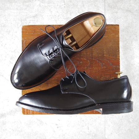 極美品★(米)アレンエドモンズ 8EEE【現行定価13万円程度★プレーントゥ/Harrison/ハリソン】カーフ/黒/メンズ/ALLEN EDMONDS★o019