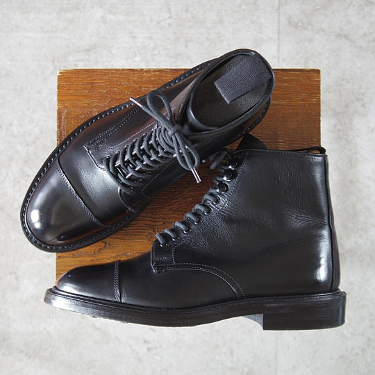 極上★トリッカーズ SIZE 6【現行定価¥143,000-★ダイナイトソール仕様/レースアップブーツ/AXTON】7983/カーフ/黒/Tricker's★n151