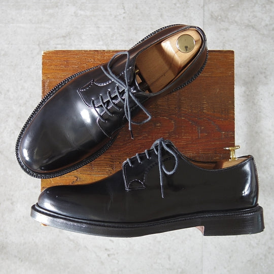 極上★チャーチ 75F/UK7.5【定価¥181,500-★シャノン/SHANNON】103ラスト/プレーントゥ/黒/メンズ/Church's★n153