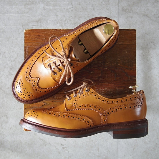極美品★トリッカーズ SIZE 6【定価¥132,000-★ダイナイトソール/BOURTON/エイコンアンティーク】カントリーシューズ/茶/Tricker's★n154