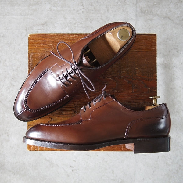 ほぼ未使用★エドワードグリーン 7E【定価¥308,000-★DOVER/ドーバー/202ラスト】スキンステッチ/Uチップ/濃茶/EDWARD GREEN★n160