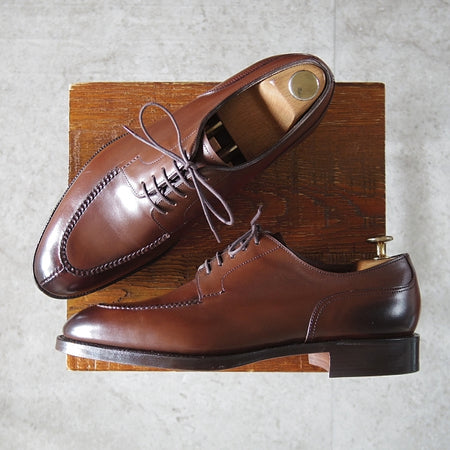 ほぼ未使用★エドワードグリーン 7E【定価¥308,000-★DOVER/ドーバー/202ラスト】スキンステッチ/Uチップ/濃茶/EDWARD GREEN★n160