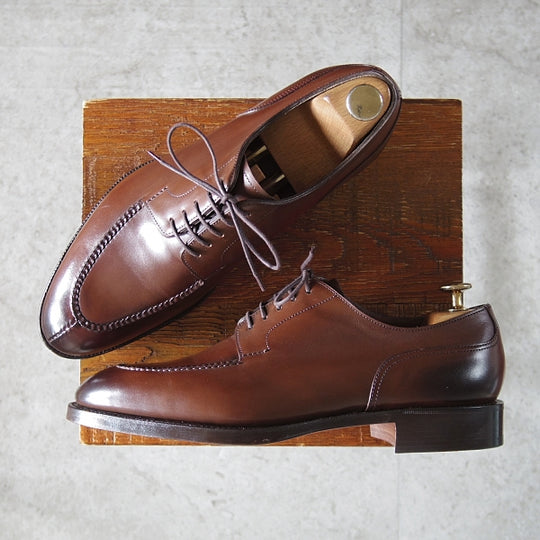 ほぼ未使用★エドワードグリーン 7E【定価¥308,000-★DOVER/ドーバー/202ラスト】スキンステッチ/Uチップ/濃茶/EDWARD GREEN★n160