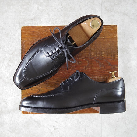 極美品★エドワードグリーン 6E【現行定価¥308,000-★ISETAN靴博(2022)別注/808ラスト仕様のDOVER】ドーバー/黒/EDWARD GREEN★n710